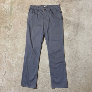 Eileen Fisher Jeans Women’s Size 10 Gray Stretch Straight Leg Zipper Fly Pants